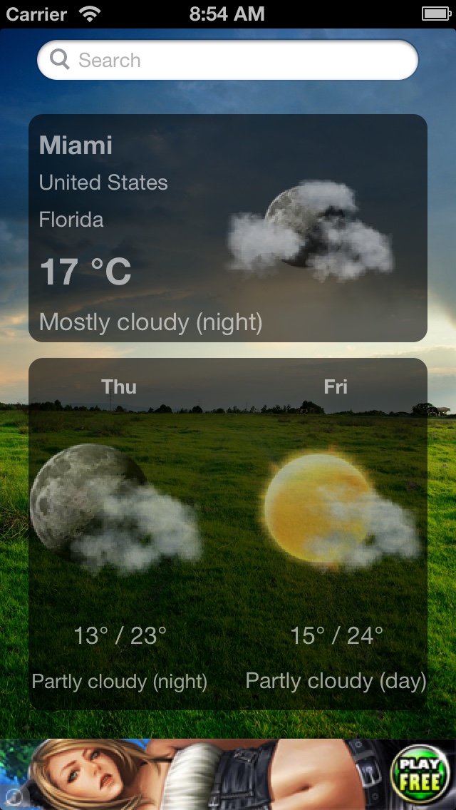 Prévisions détaillées